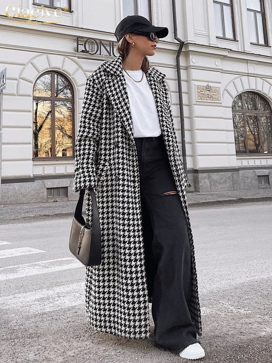 Houndstooth Winter Coat
