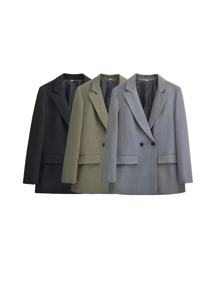Women's double-breasted blazer