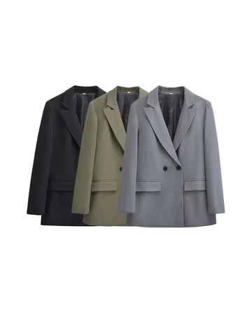 Women's double-breasted blazer