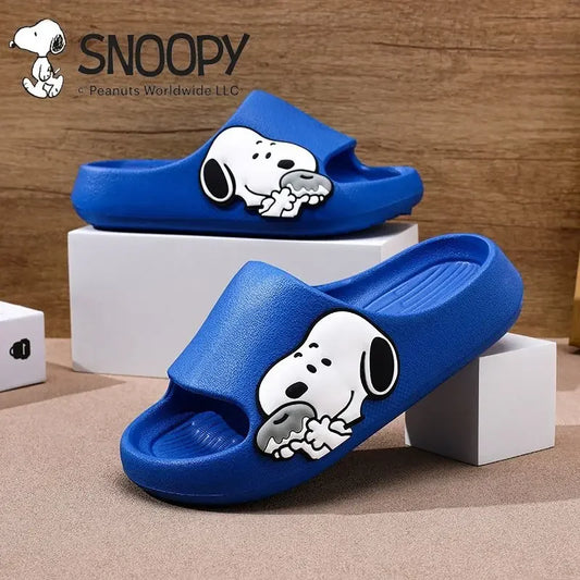 Creative sandals and flip-flops with Snoopy print